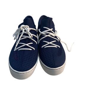 JAMBU Jenny Knit All Terra Traction Sneakers Size 8.5 Blue Relax Foam Insole New